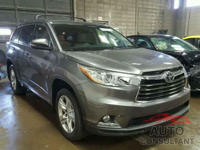 TOYOTA HIGHLANDER 2015 - 5TDYKRFH2FS080678