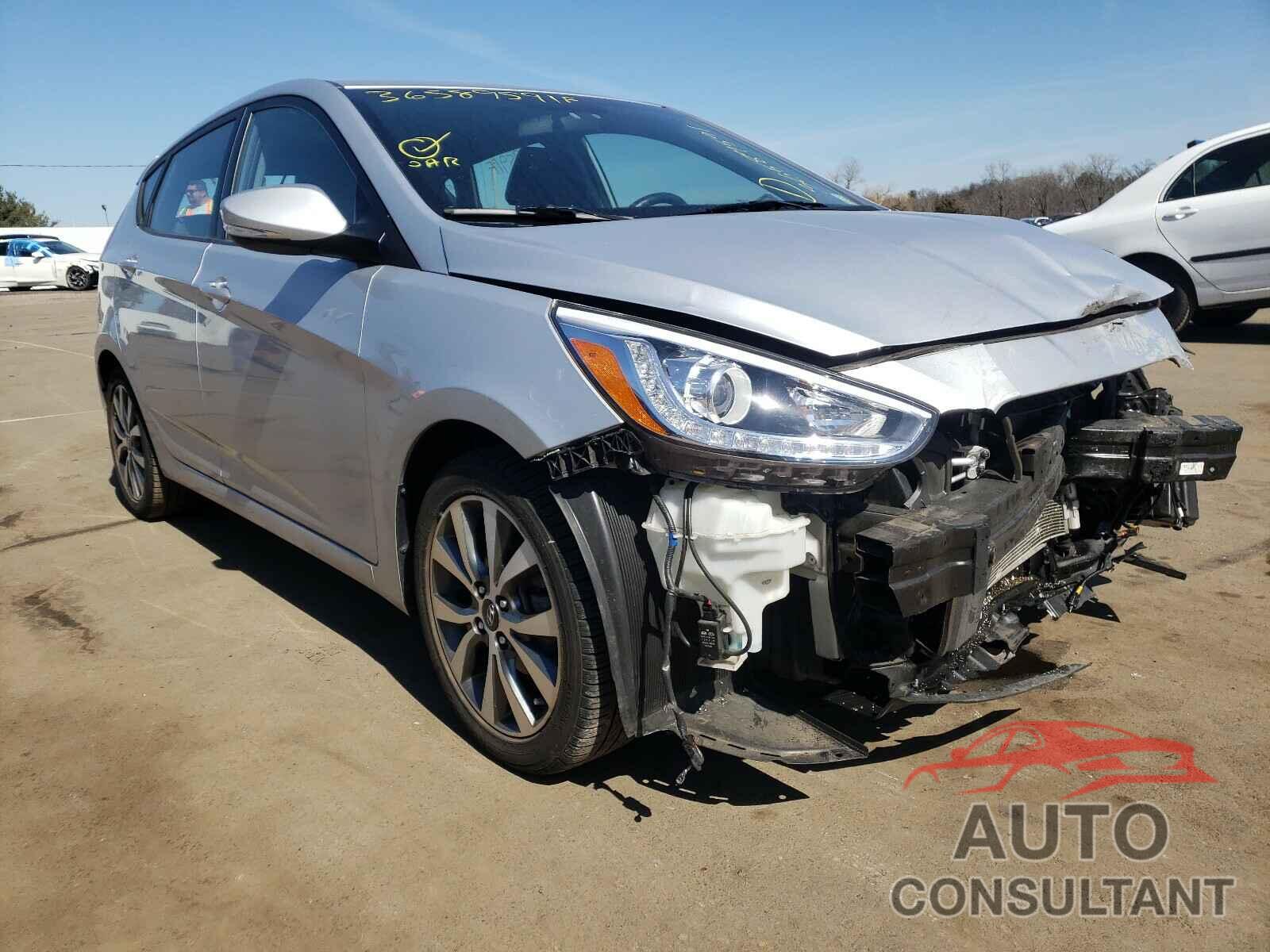 HYUNDAI ACCENT 2017 - KMHCU5AE9HU333161