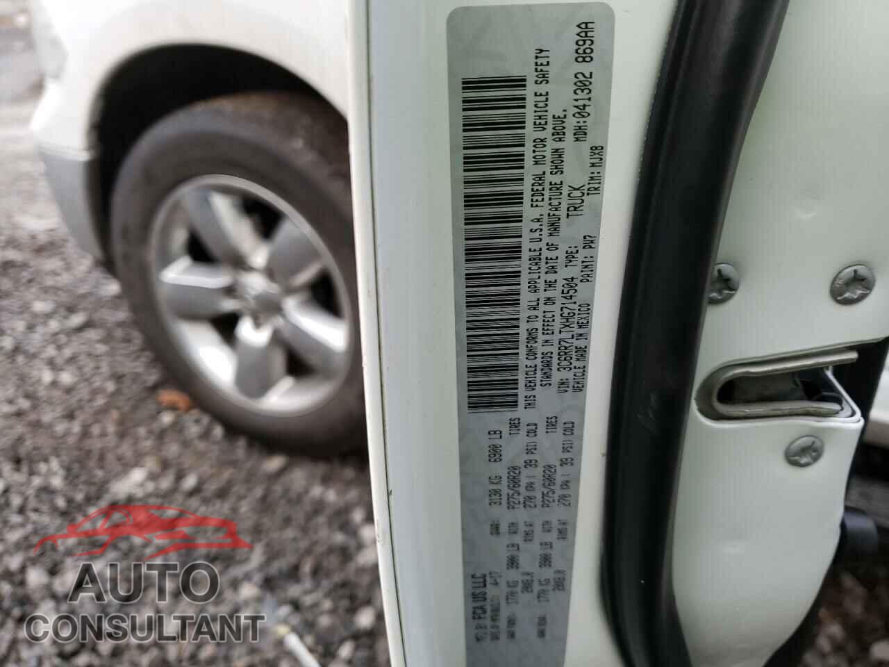 RAM 1500 2017 - 3C6RR7LTXHG714504