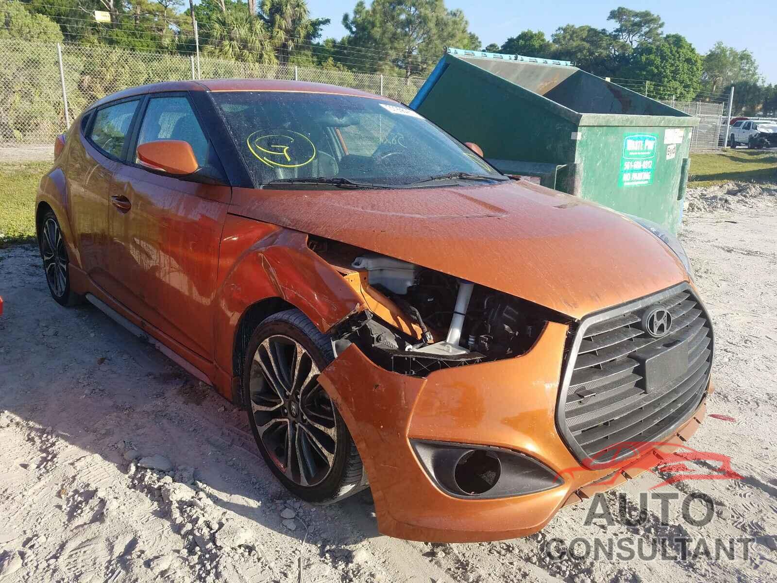 HYUNDAI VELOSTER 2016 - KMHTC6AE0GU286982