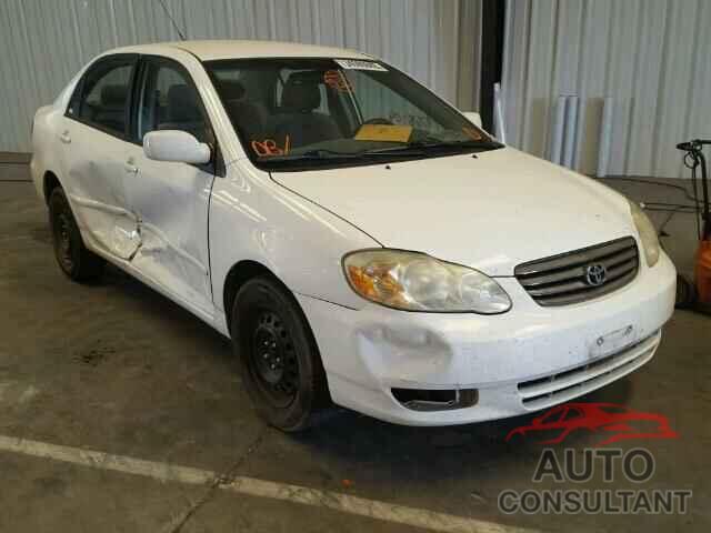 TOYOTA COROLLA 2004 - 2T1BURHE3HC880548