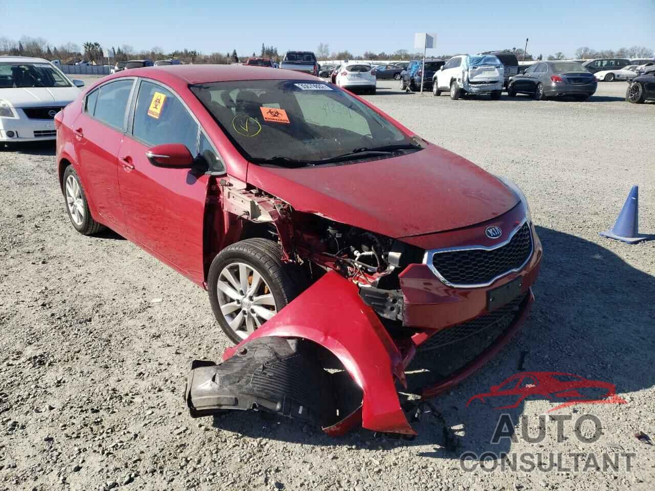 KIA FORTE 2016 - KNAFX4A66G5507303