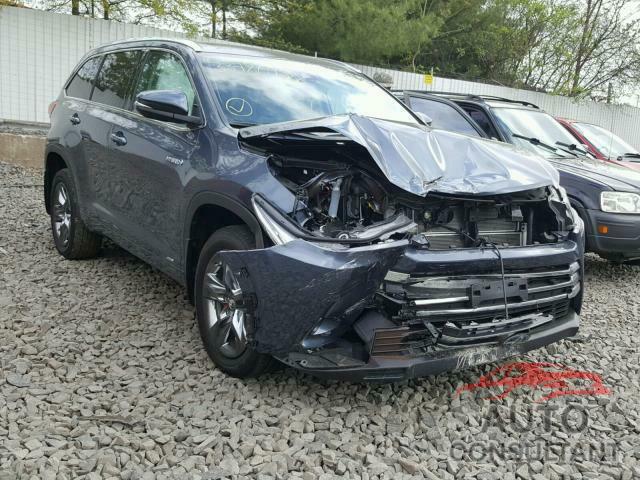 TOYOTA HIGHLANDER 2018 - 5TDDGRFH1JS040066
