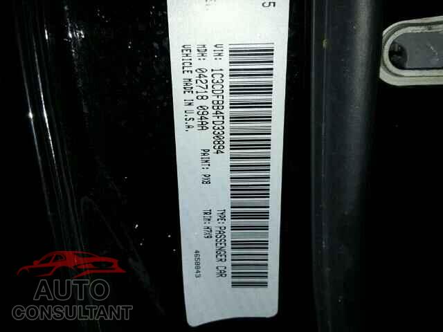 DODGE DART 2015 - 1C3CDFBB4FD330894
