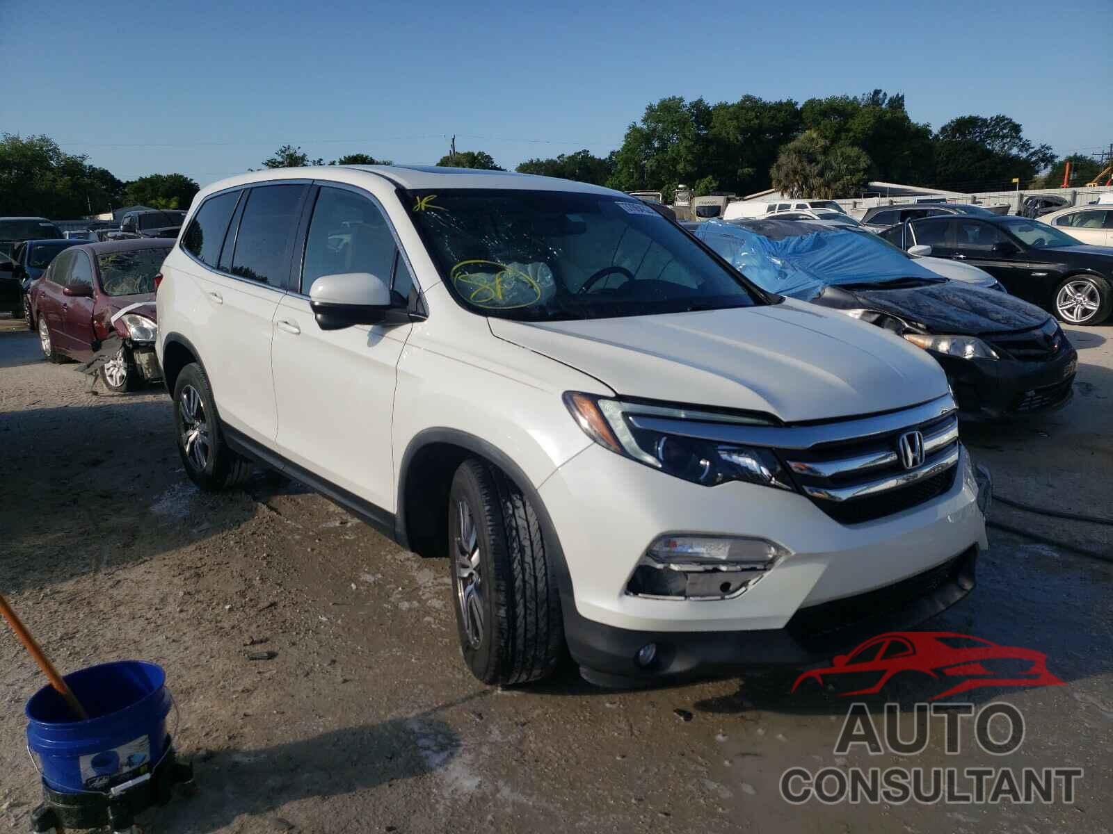 HONDA PILOT 2017 - 5FNYF5H76HB004096