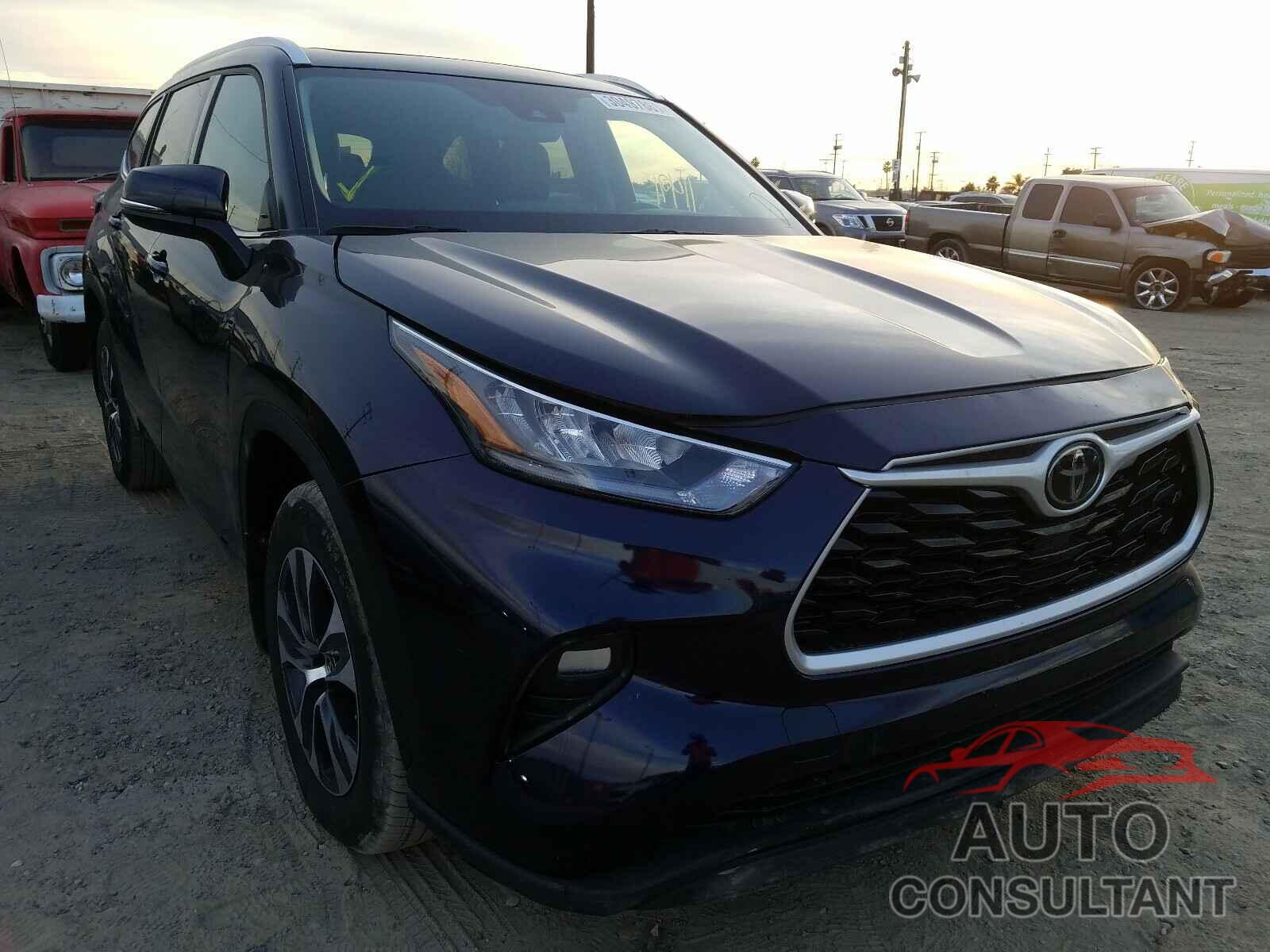 TOYOTA HIGHLANDER 2020 - 5TDGZRBH7LS017052