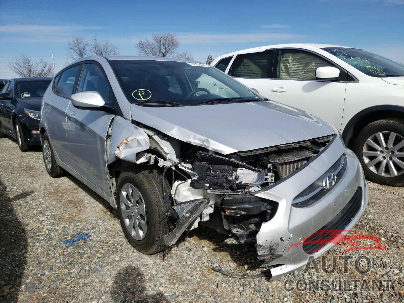 HYUNDAI ACCENT 2017 - KMHCT5AE2HU312526