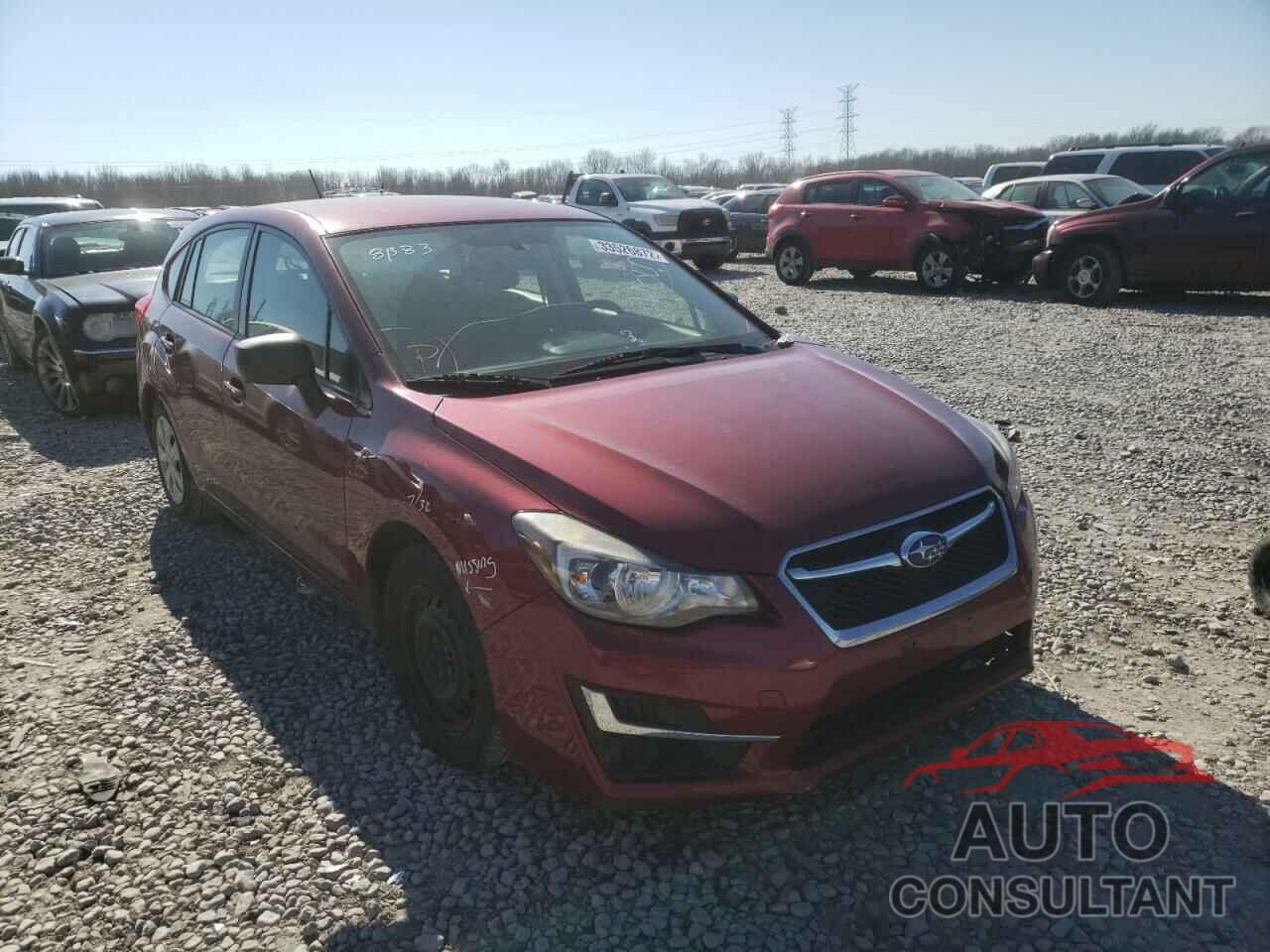 SUBARU IMPREZA 2016 - JF1GPAA6XGH304571