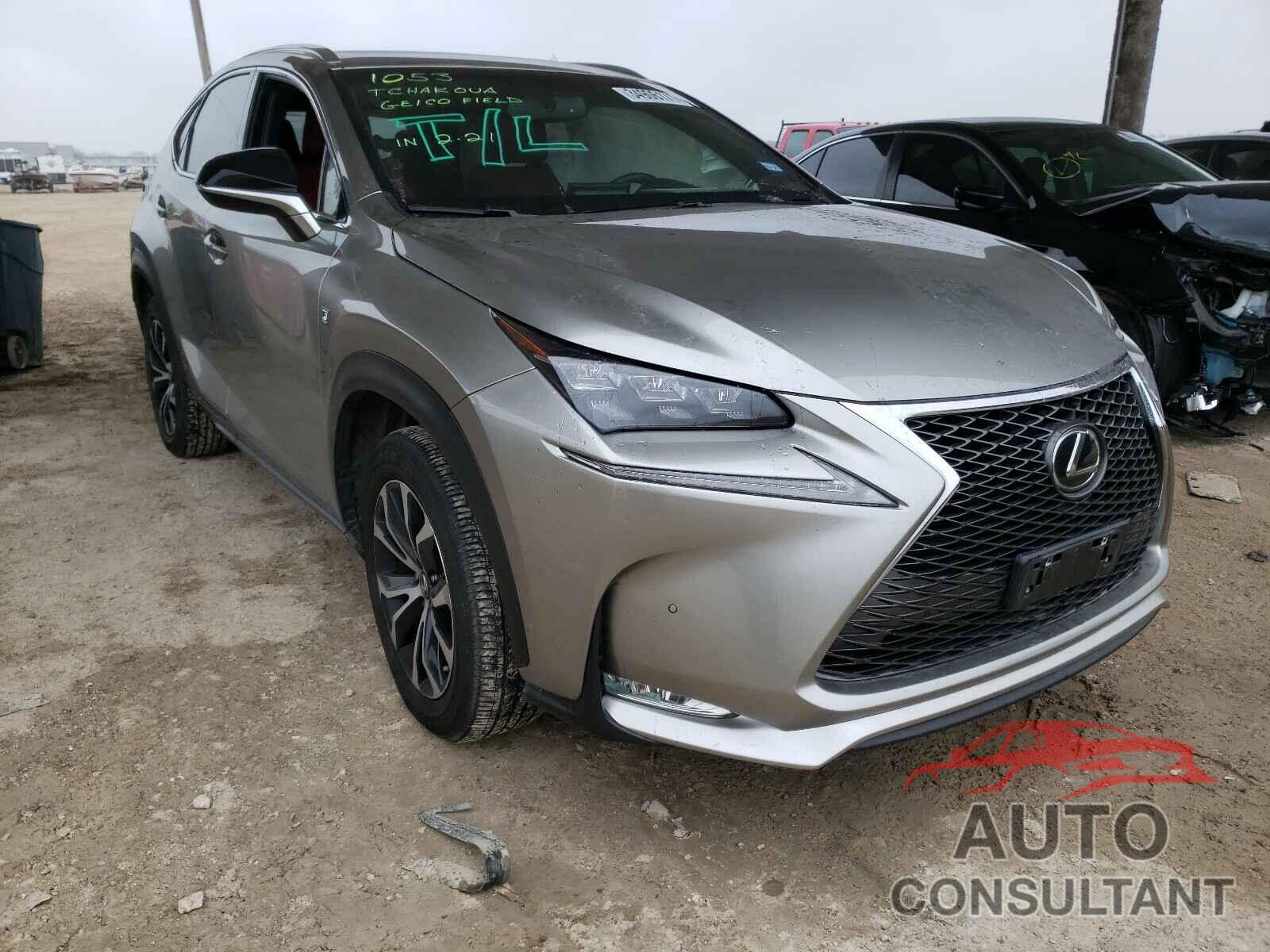 LEXUS NX 2017 - JTJBARBZ9H2113240