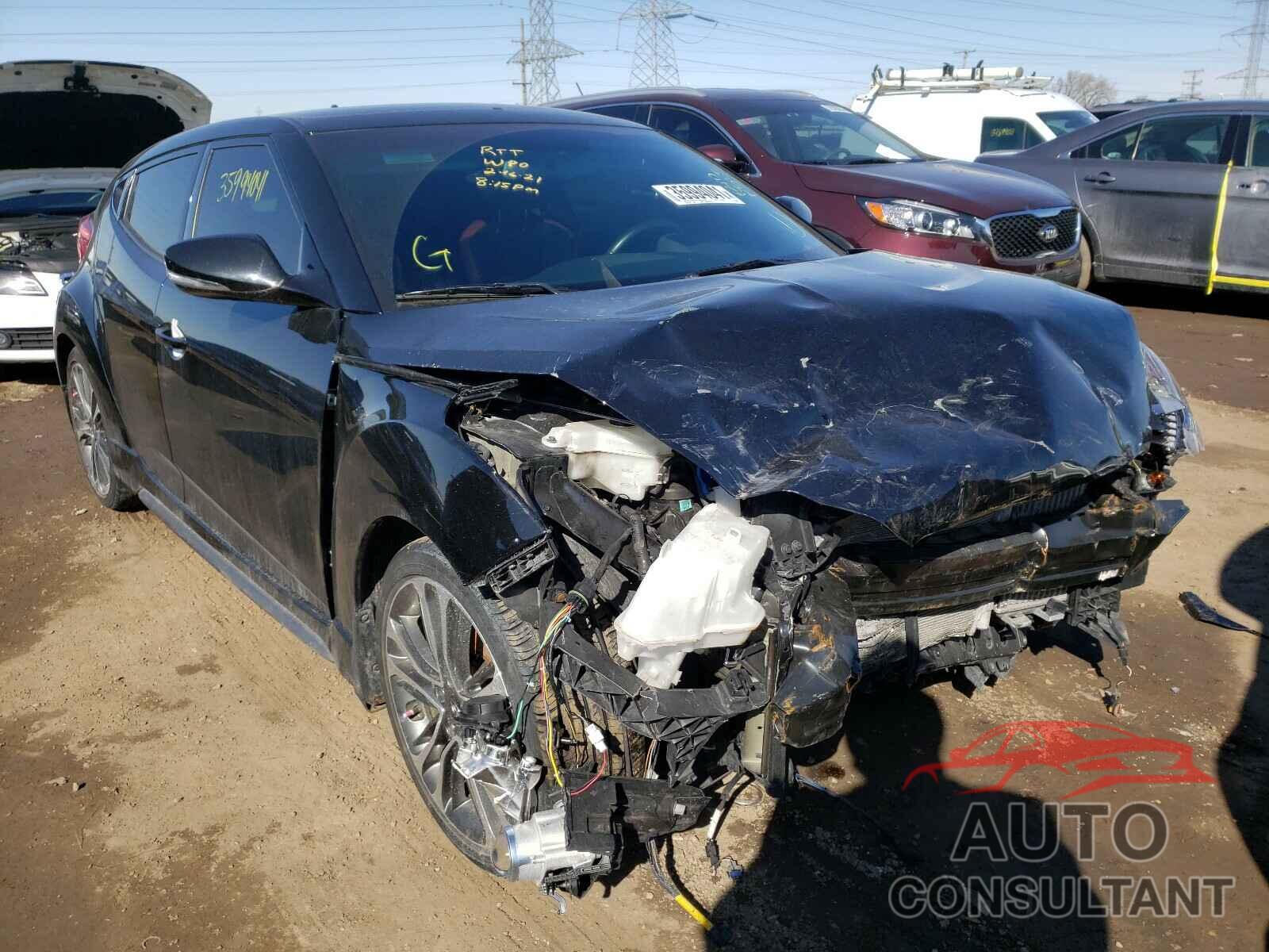 HYUNDAI VELOSTER 2017 - KMHTC6AE5HU309660