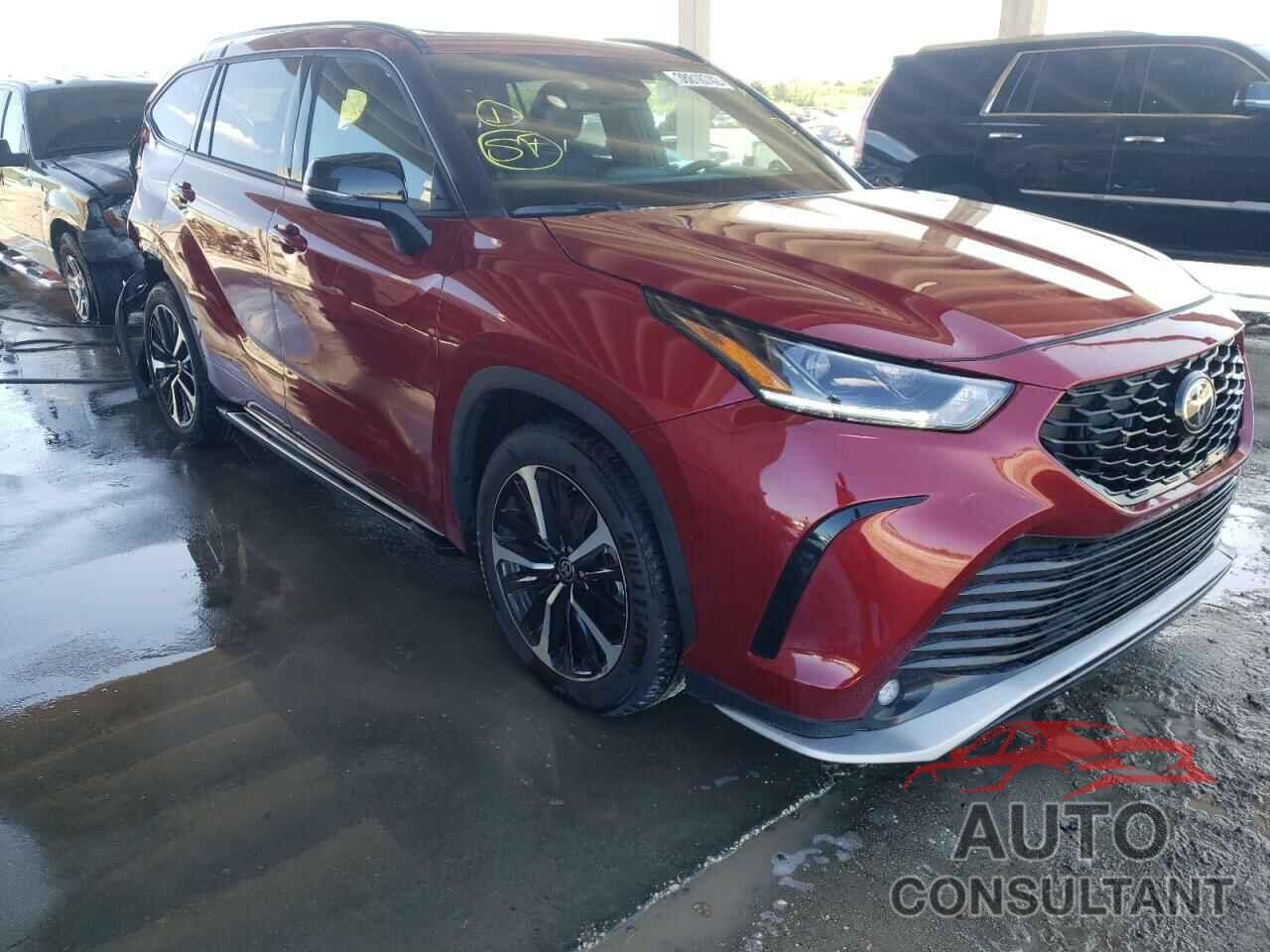 TOYOTA HIGHLANDER 2021 - 5TDLZRAH2MS086409