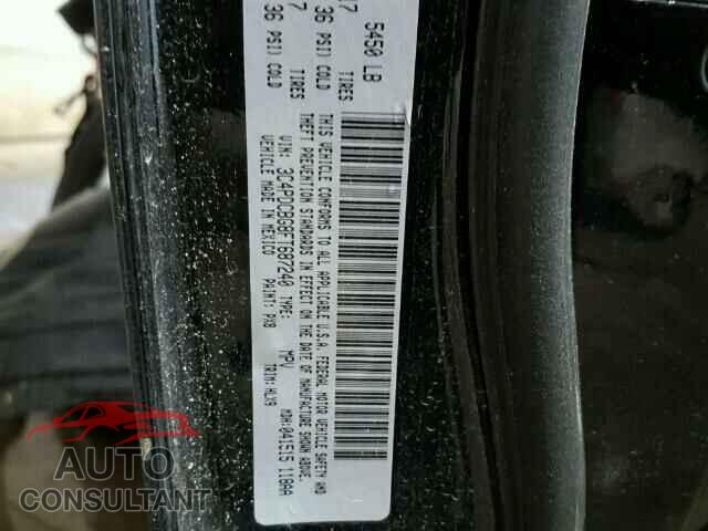 DODGE JOURNEY 2015 - 3C4PDCBG8FT687240