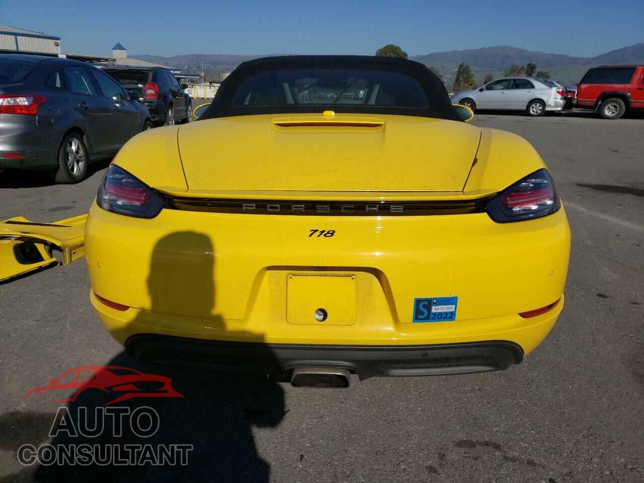PORSCHE BOXSTER 2018 - WP0CA2A86JS210876