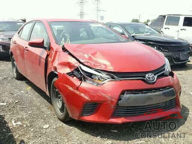 TOYOTA COROLLA 2016 - 2T1BURHE0GC744425
