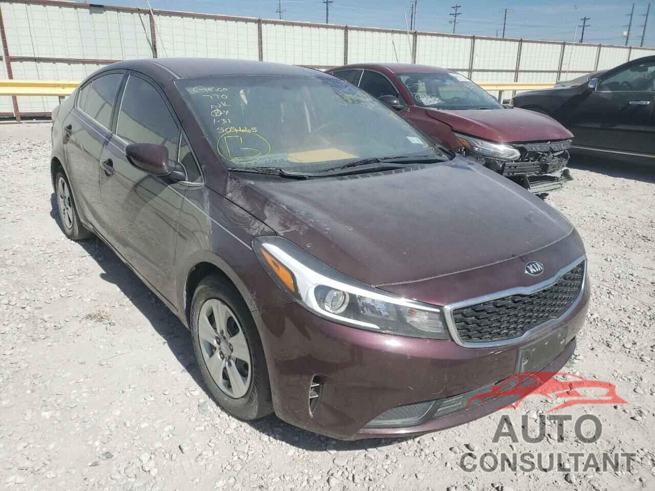 KIA FORTE 2017 - 3KPFL4A75HE049573