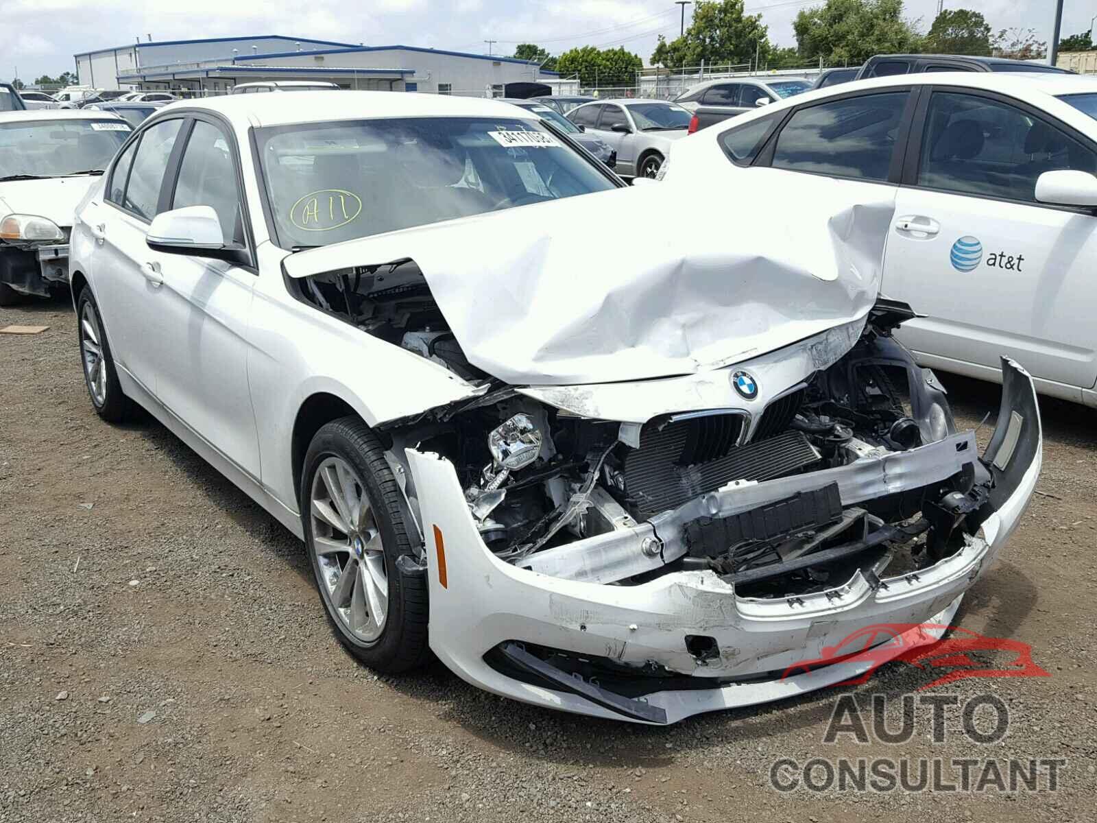 BMW 3 SERIES 2016 - WBA8E1G59GNU10639