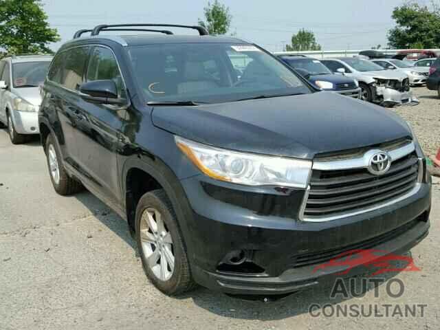 TOYOTA HIGHLANDER 2016 - 5TDDKRFHXGS324058