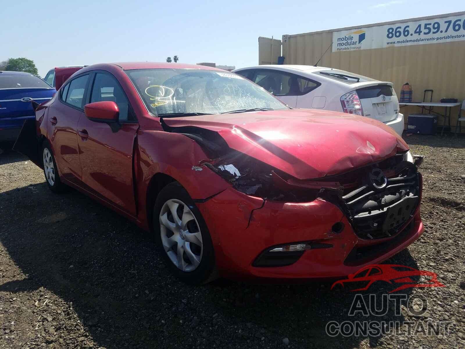 MAZDA 3 2017 - 3MZBN1U73HM100574