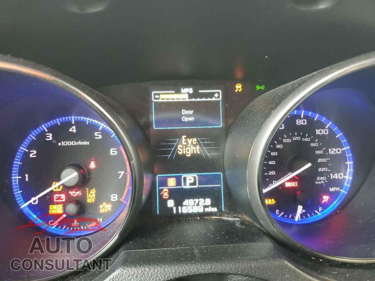 SUBARU OUTBACK 2018 - 4S4BSAHC5J3201170