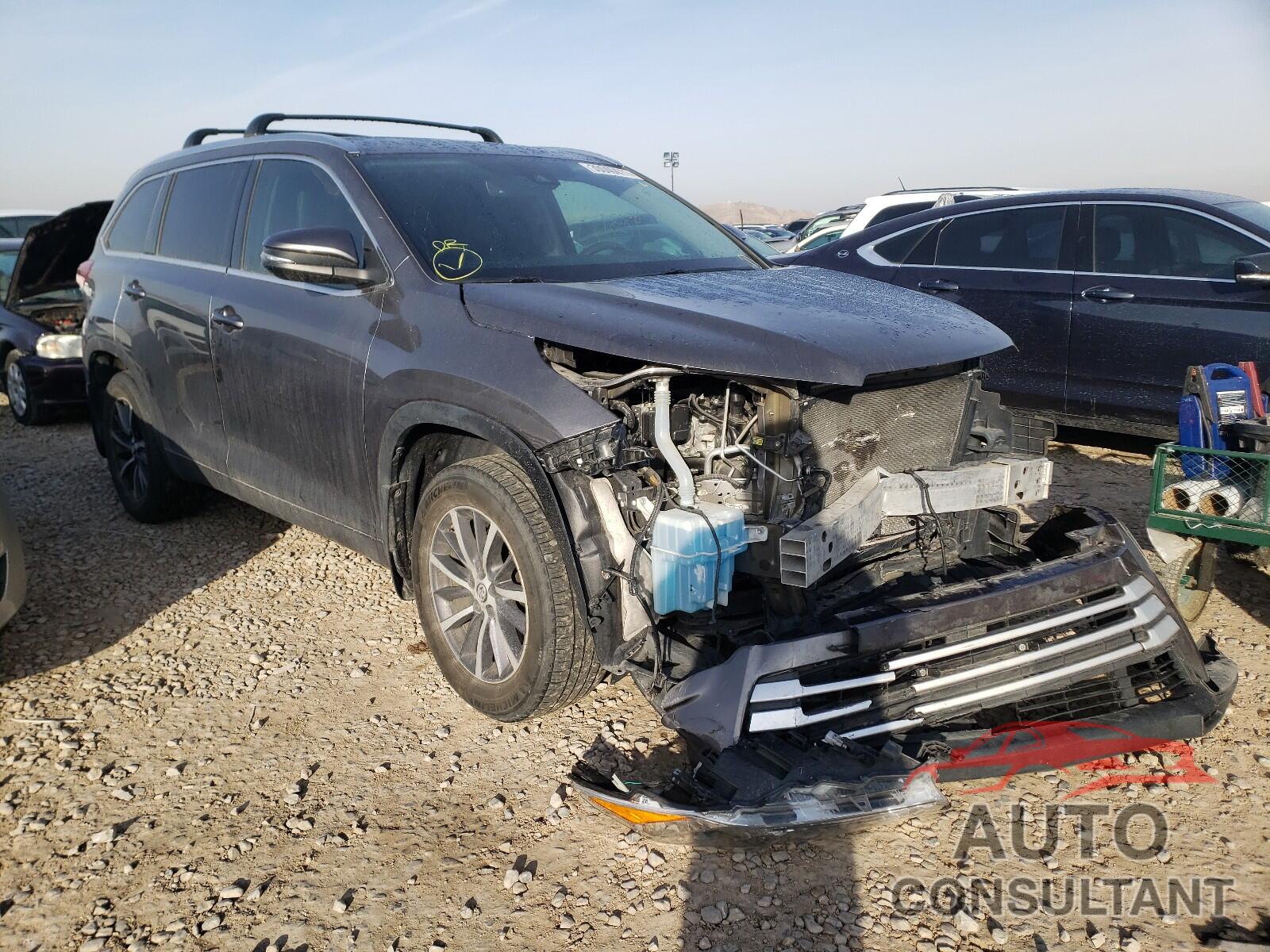 TOYOTA HIGHLANDER 2017 - 5TDJZRFH2HS436384