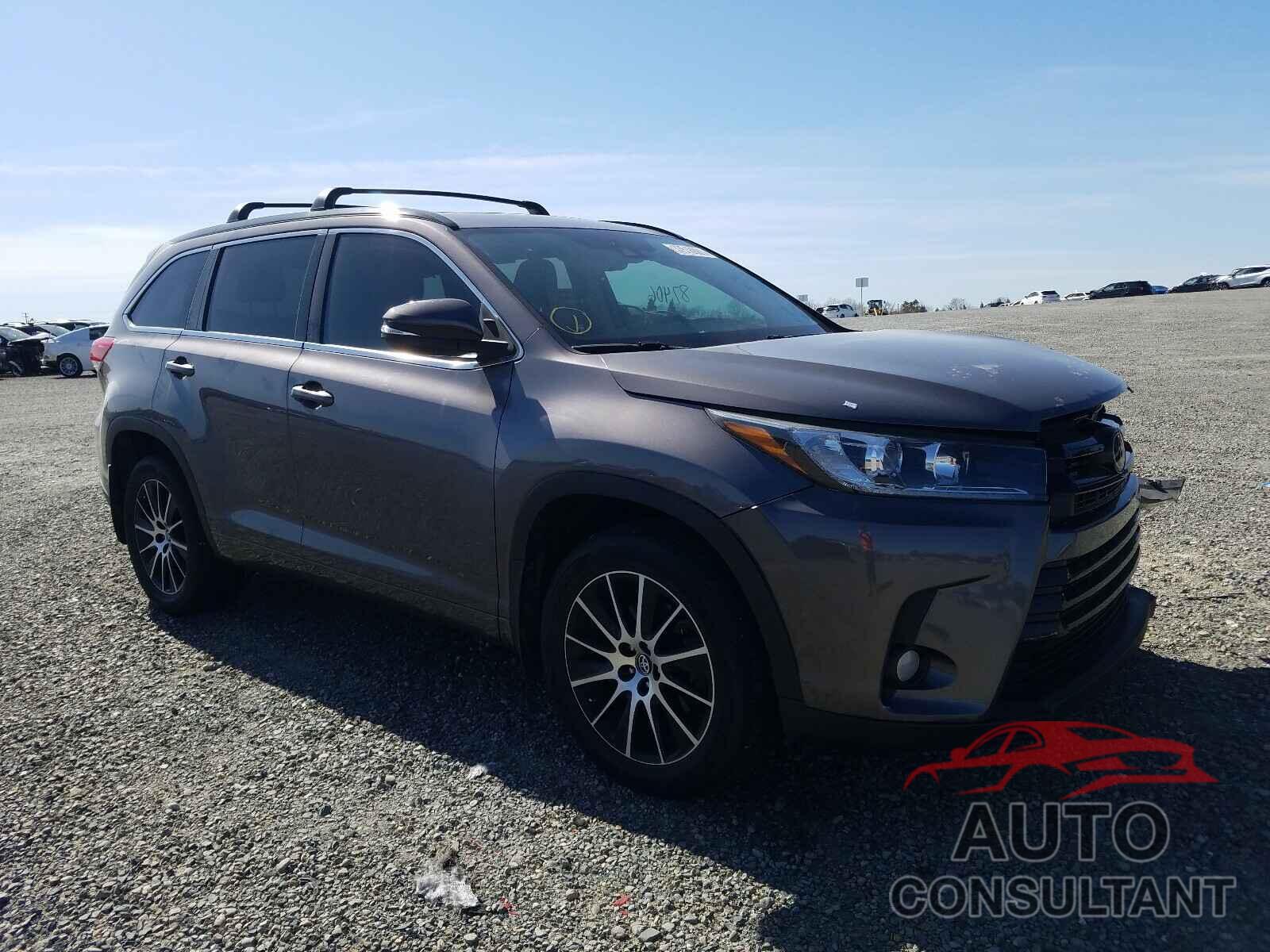 TOYOTA HIGHLANDER 2017 - 5TDJZRFH0HS445990