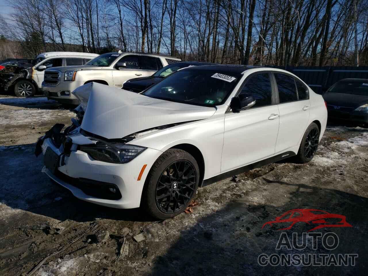 BMW 3 SERIES 2017 - WBA8E5G38HNU43154