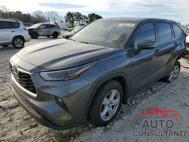 TOYOTA HIGHLANDER 2022 - 5TDZZRAH9NS116520