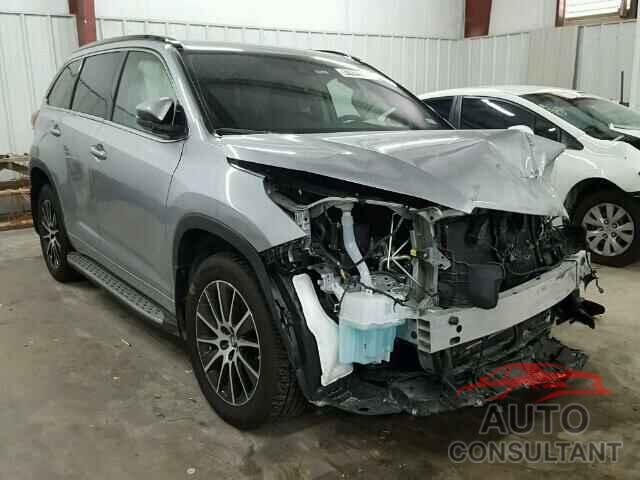 TOYOTA HIGHLANDER 2017 - 5TDKZRFH0HS511507