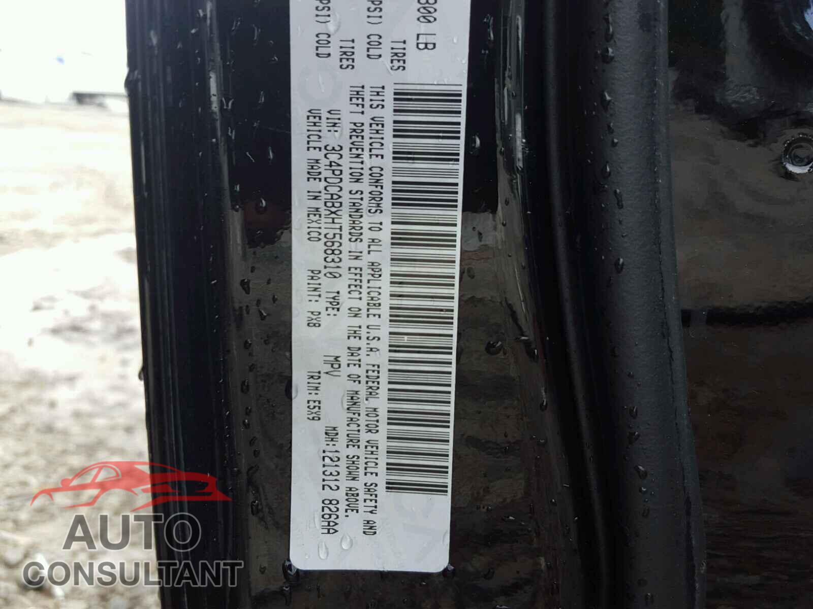 DODGE JOURNEY 2017 - 3C4PDCABXHT568310