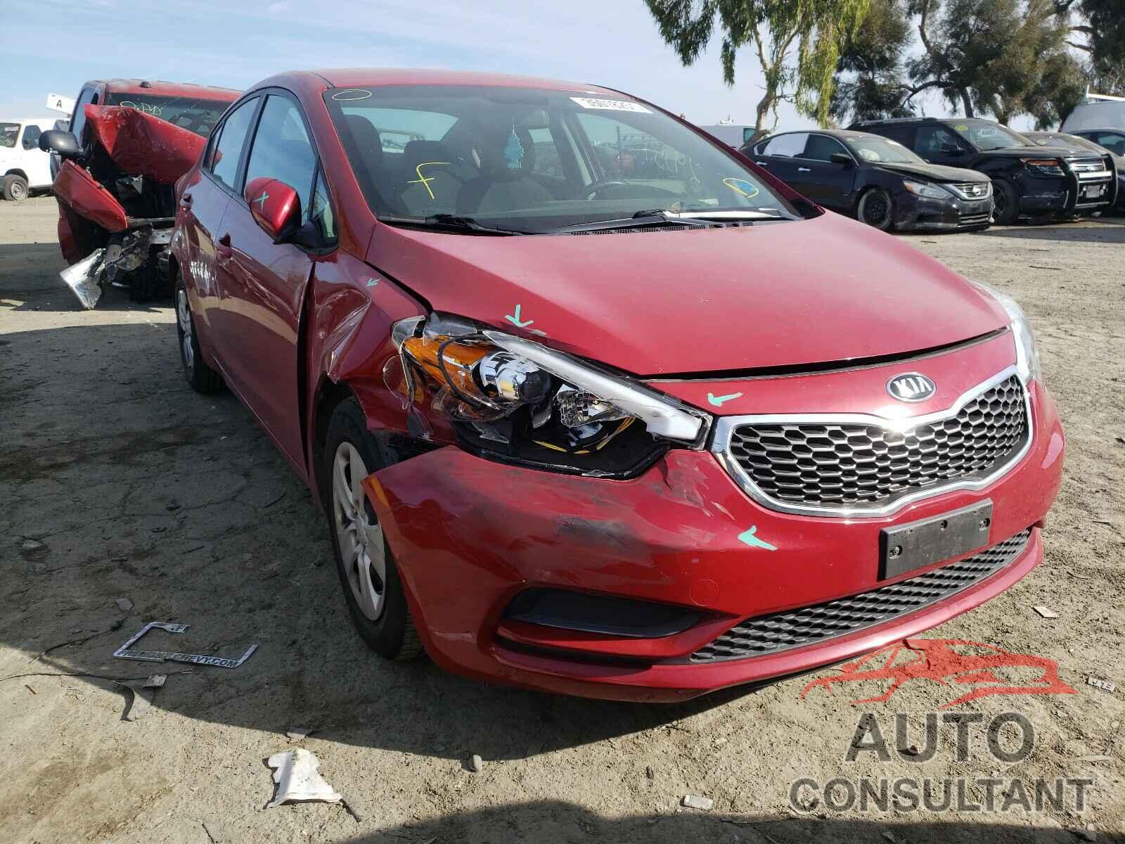 KIA FORTE 2016 - KNAFK4A64G5455409