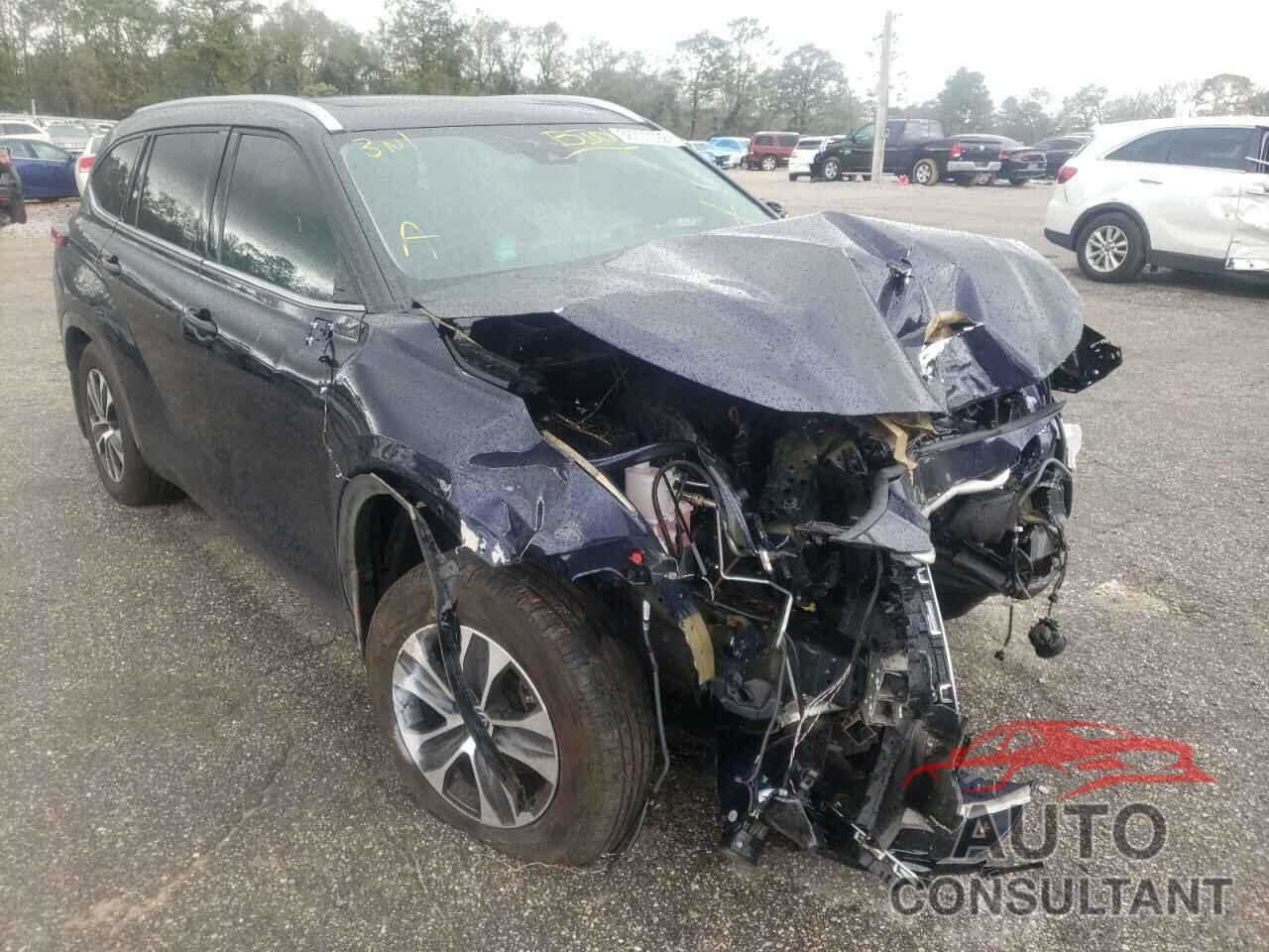 TOYOTA HIGHLANDER 2020 - 5TDHZRBH1LS047412