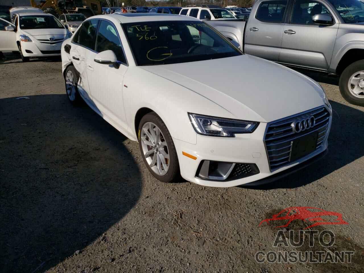 AUDI A4 2019 - WAUENAF41KN019313