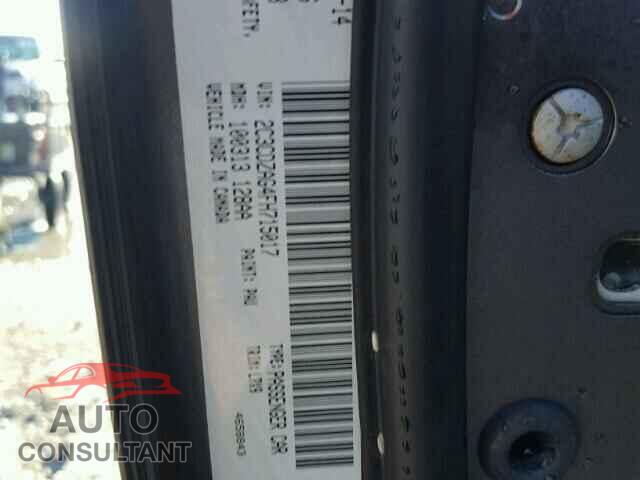 DODGE CHALLENGER 2015 - 2C3CDZAG4FH715017