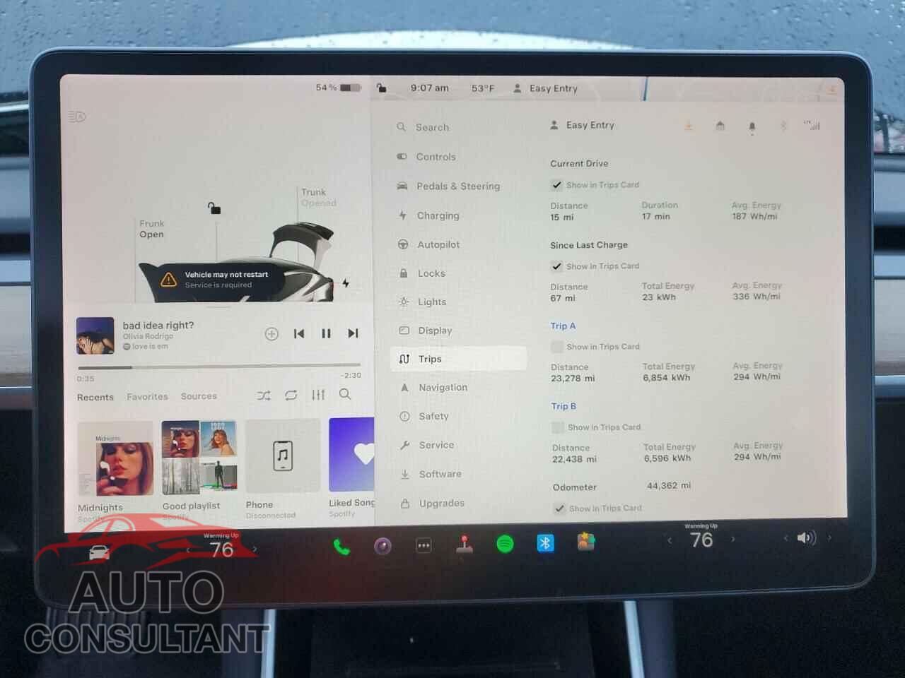 TESLA MODEL 3 2019 - 5YJ3E1EB0KF534554
