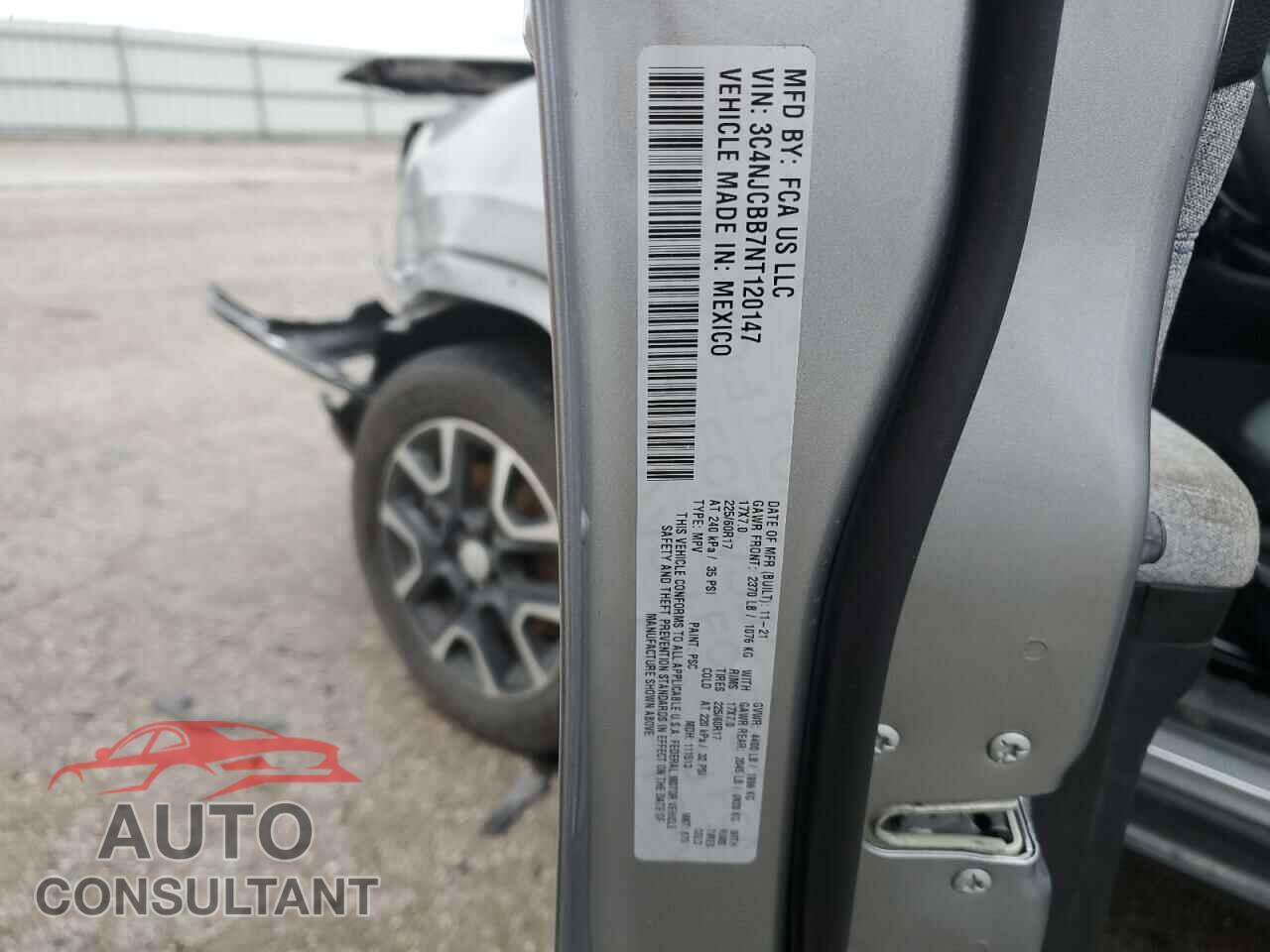 JEEP COMPASS 2022 - 3C4NJCBB7NT120147