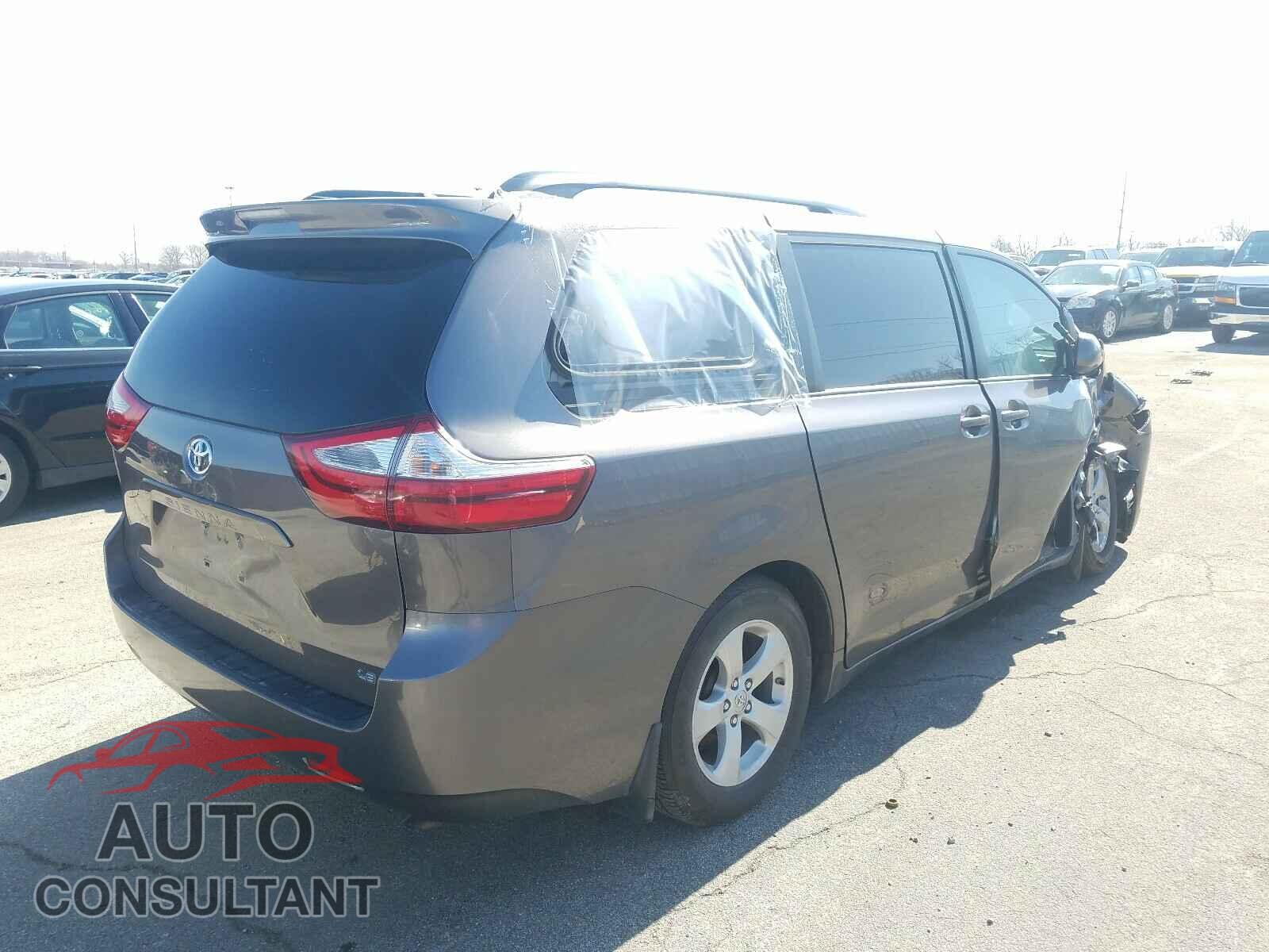 TOYOTA SIENNA 2017 - 5TDKZ3DC9HS892116