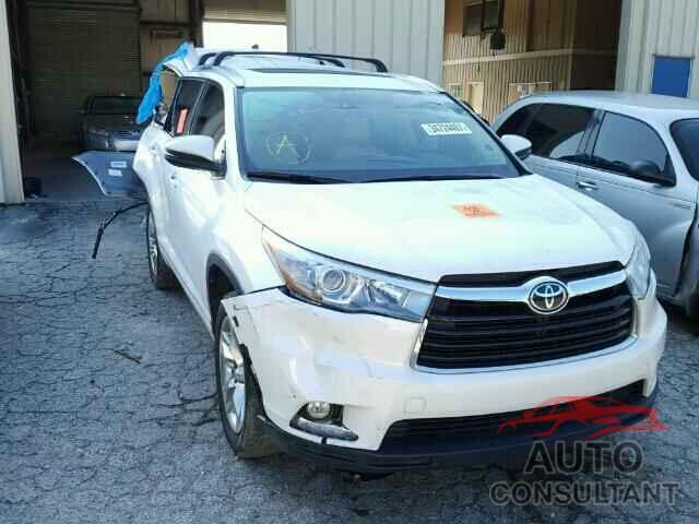 TOYOTA HIGHLANDER 2015 - 5TDYKRFH7FS074343