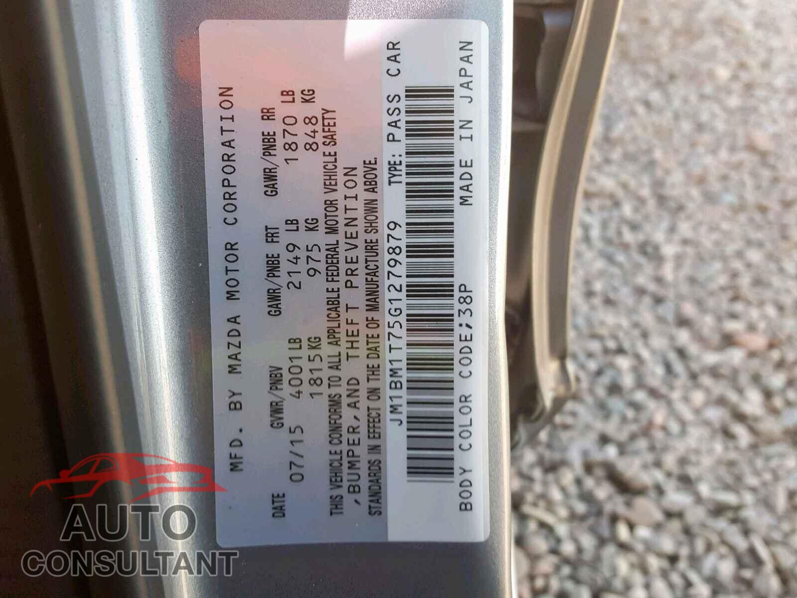 MAZDA 3 2016 - 3VWB67AJ4HM200487