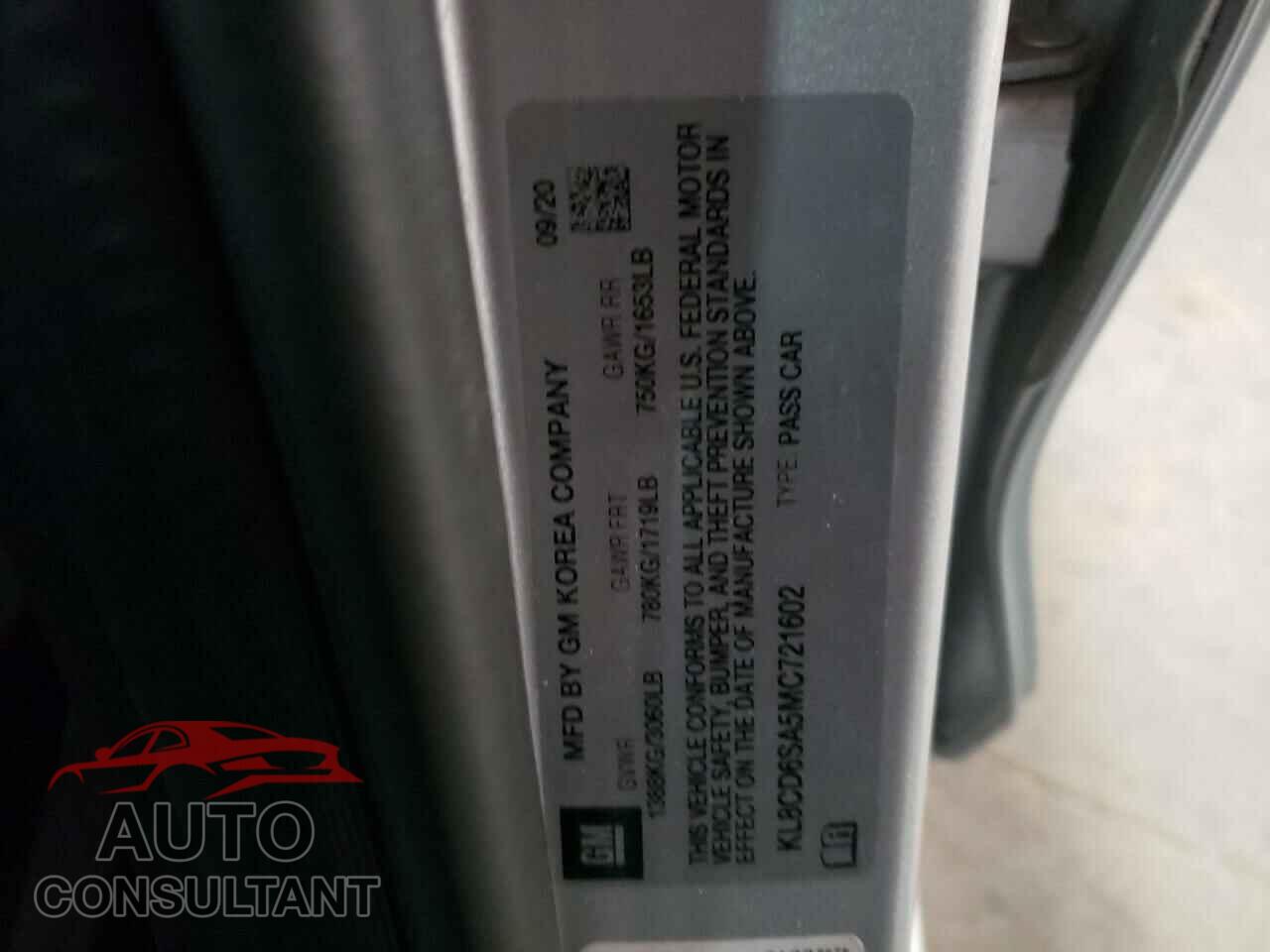 CHEVROLET SPARK 2021 - KL8CD6SA5MC721602