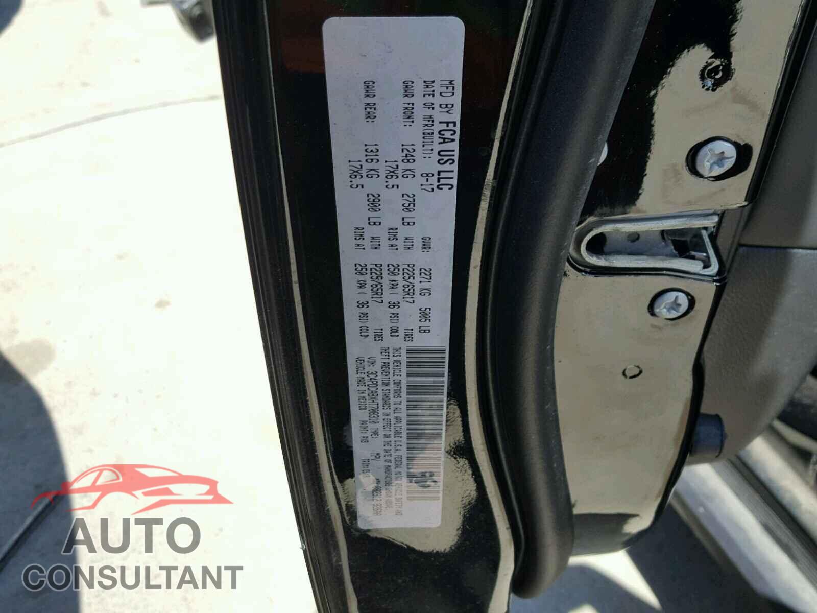 DODGE JOURNEY 2017 - 3C4PDCABXHT708310