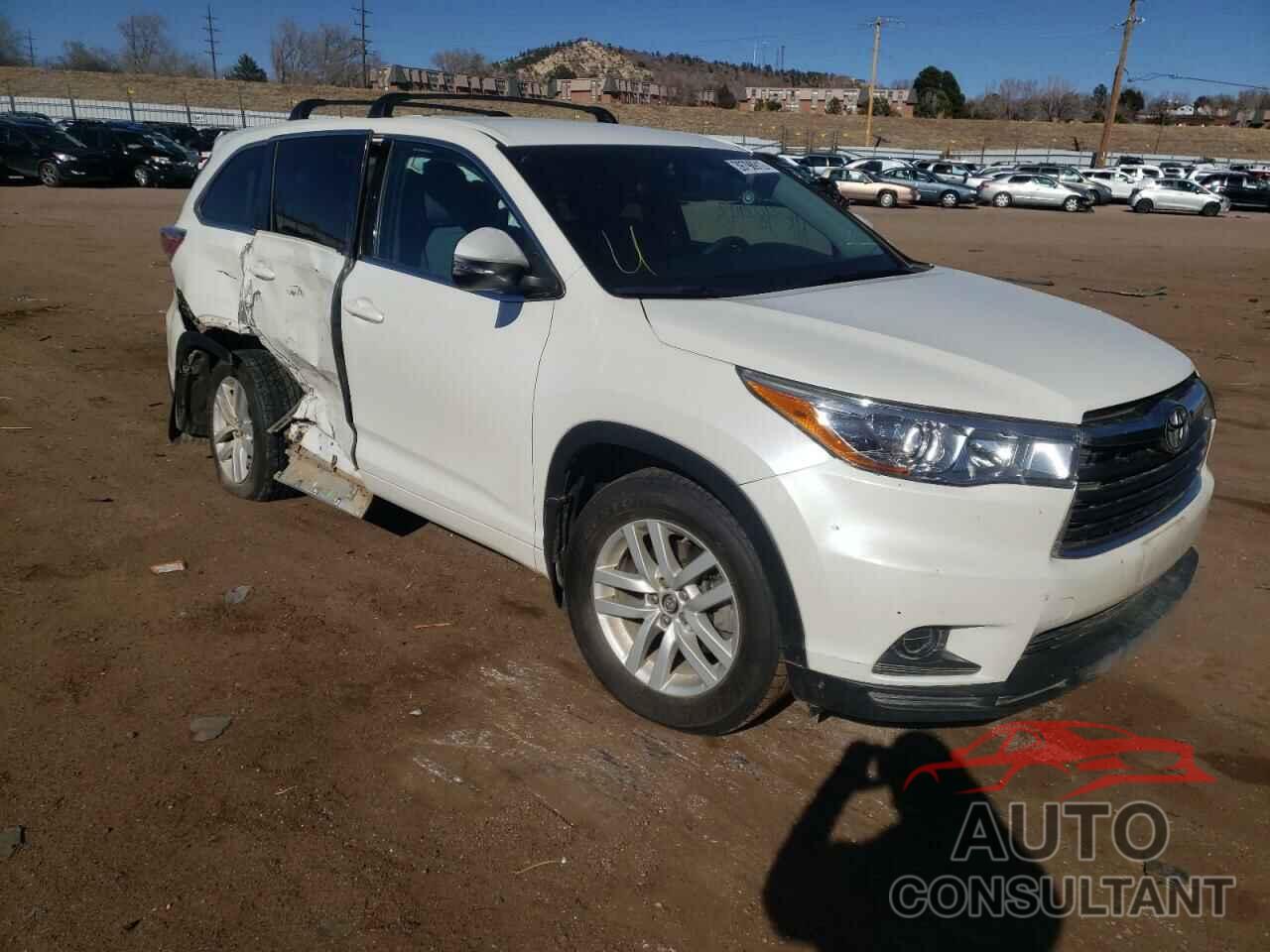 TOYOTA HIGHLANDER 2016 - 5TDBKRFH6GS294452