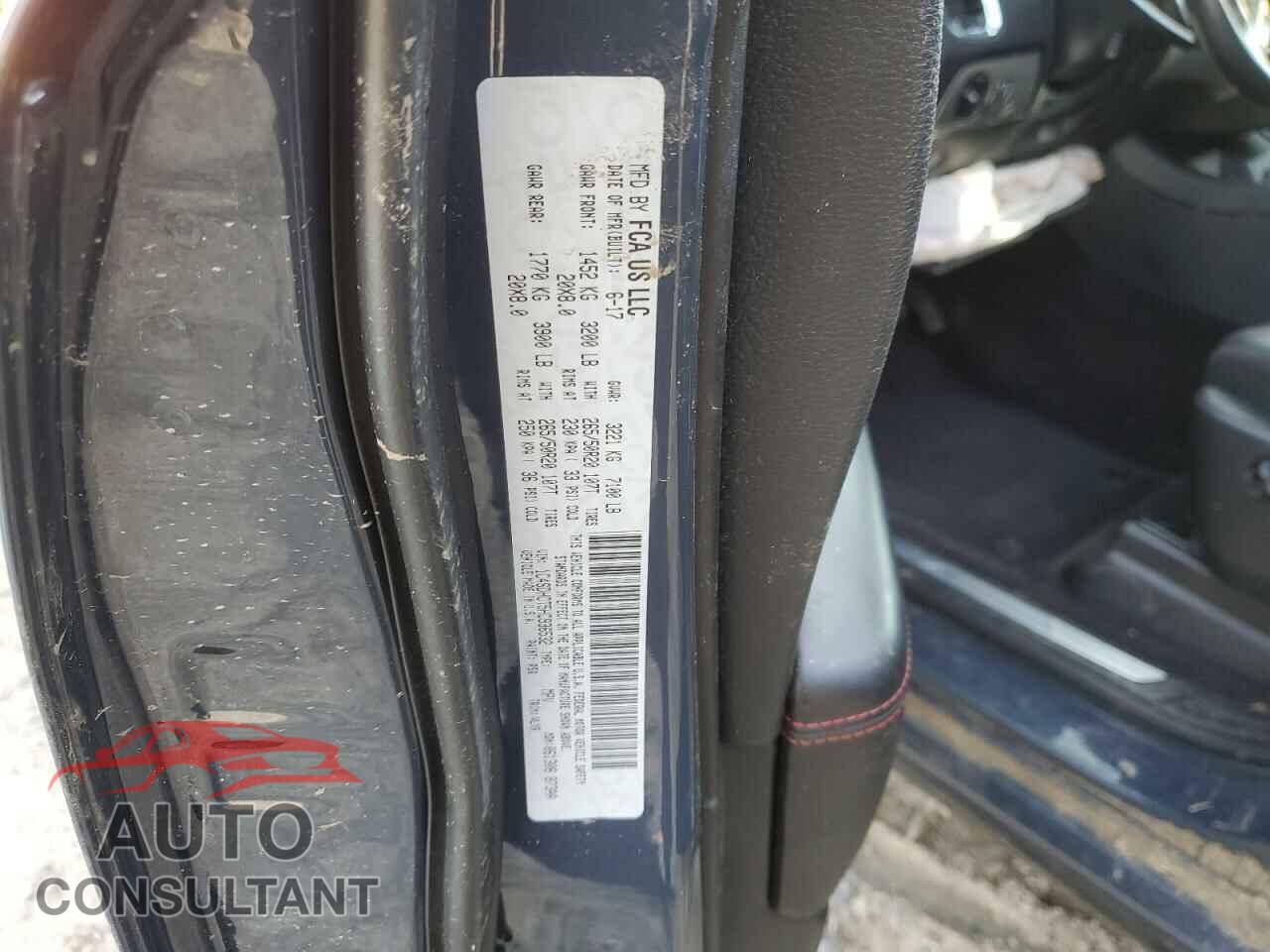 DODGE DURANGO 2017 - 1C4SDHCT5HC936532