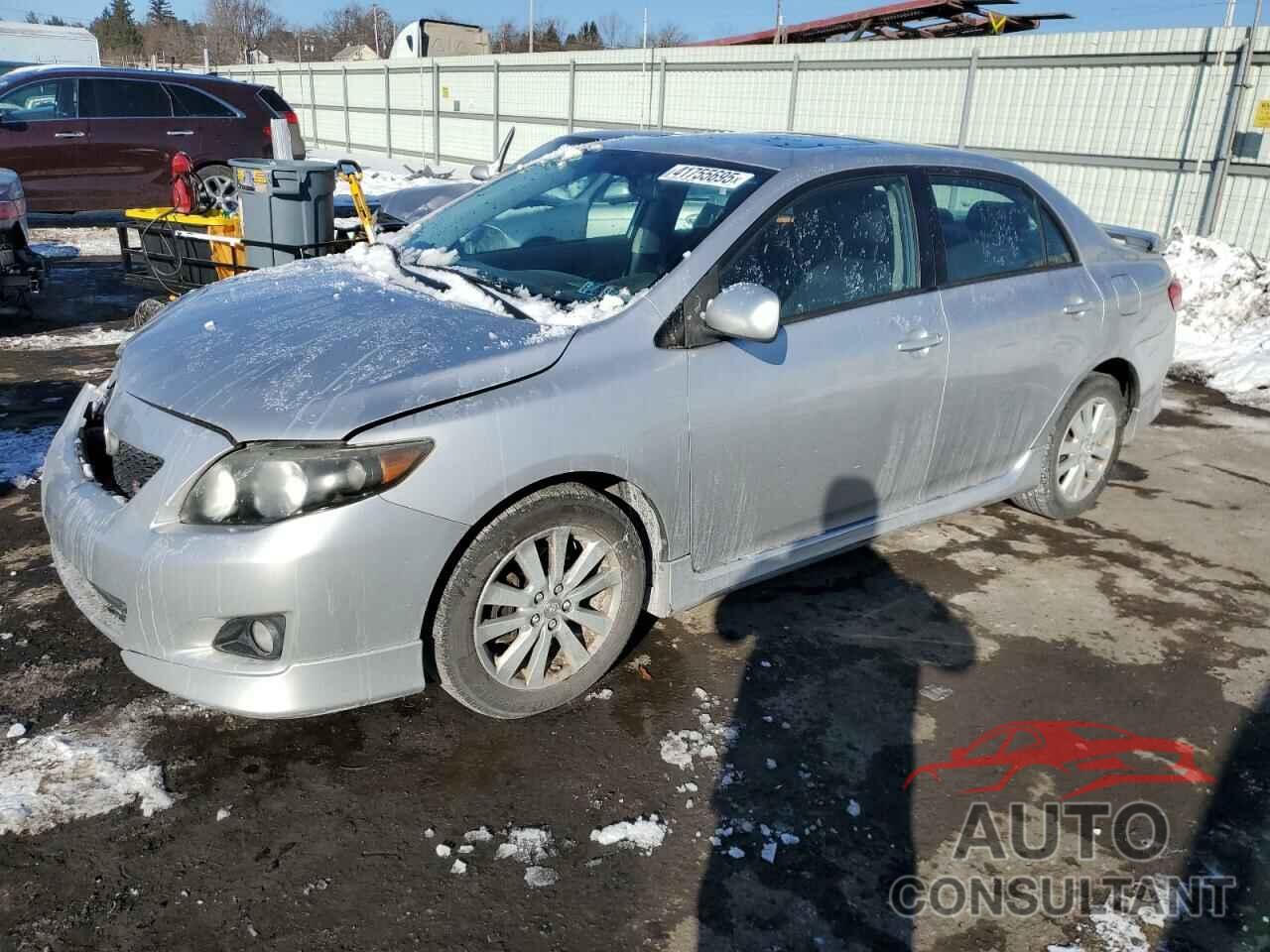 TOYOTA COROLLA 2009 - 2T1BU40E89C104688