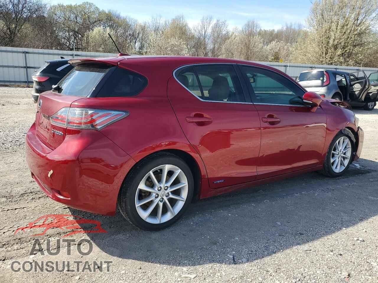 LEXUS CT 200 2012 - JTHKD5BH6C2113147