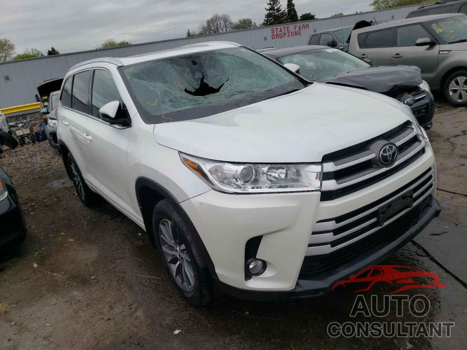 TOYOTA HIGHLANDER 2018 - 5TDJZRFH6JS818035