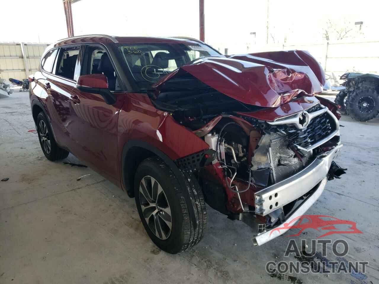 TOYOTA HIGHLANDER 2022 - 5TDGZRAH0NS540658