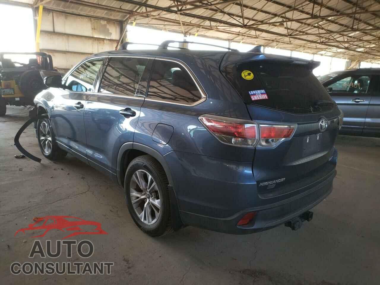 TOYOTA HIGHLANDER 2016 - 5TDBKRFH6GS264352