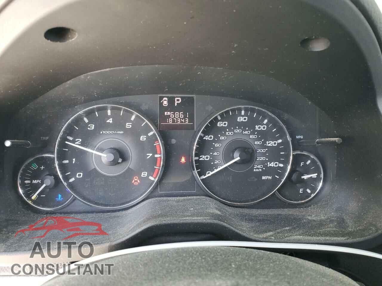 SUBARU OUTBACK 2011 - 4S4BRBAC5B3368965