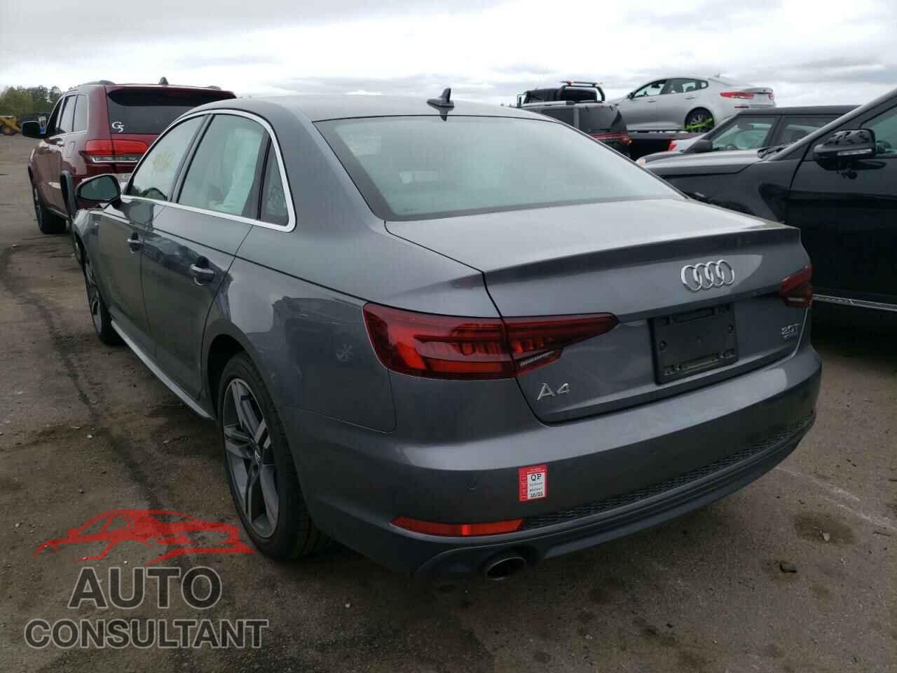 AUDI A4 2018 - WAUENAF40JA083509