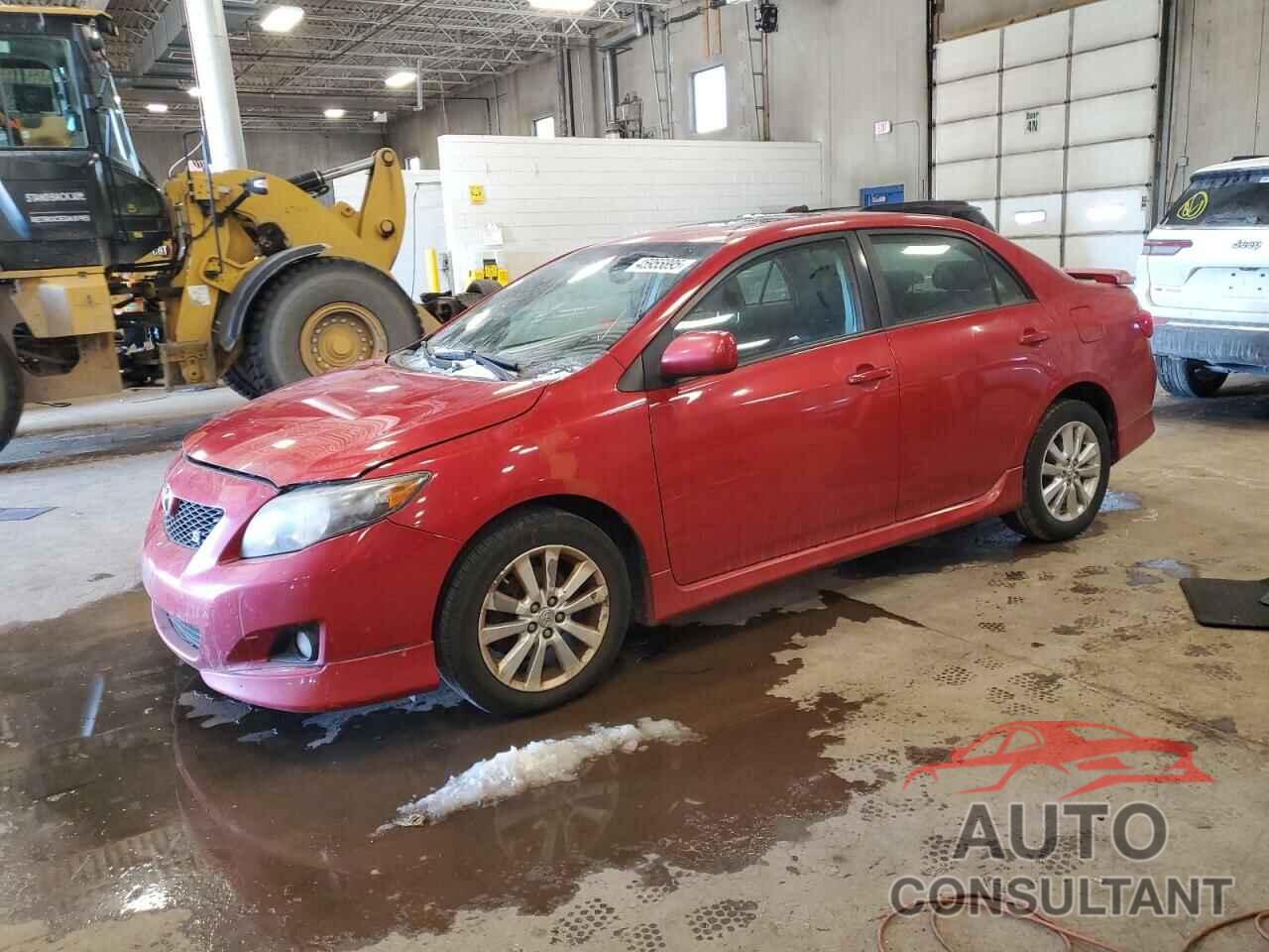 TOYOTA COROLLA 2009 - 1NXBU40E89Z009157